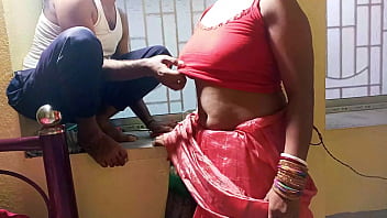 Indian village housewife tempts electrician for spunky tryst in total HD